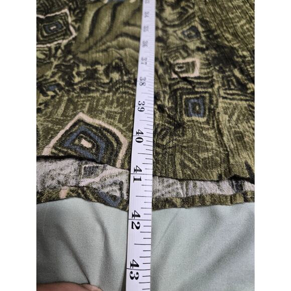 Appropriate behavior 18w (what's on tag) runs small women's green and blue dress - Picture 9 of 9